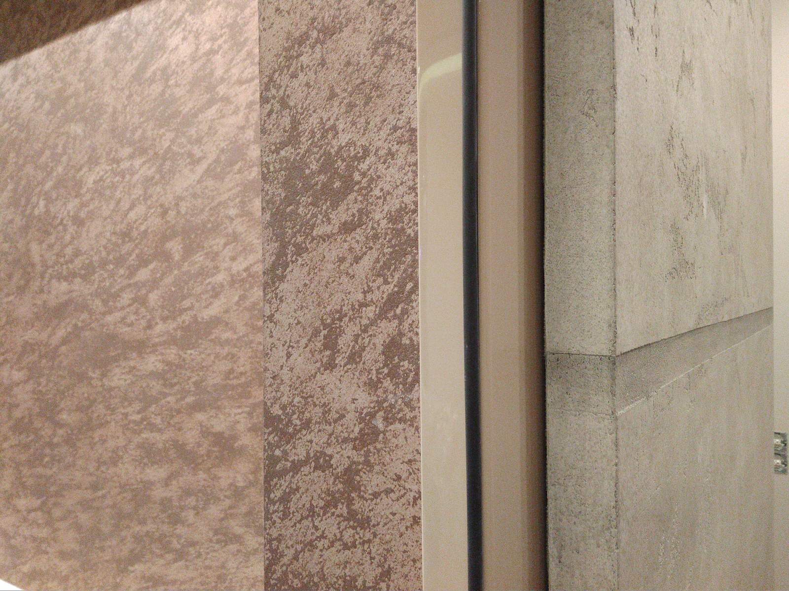 Арт-бетон в прихожей