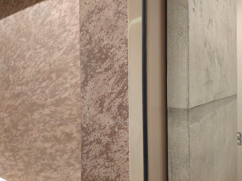 Арт-бетон в прихожей