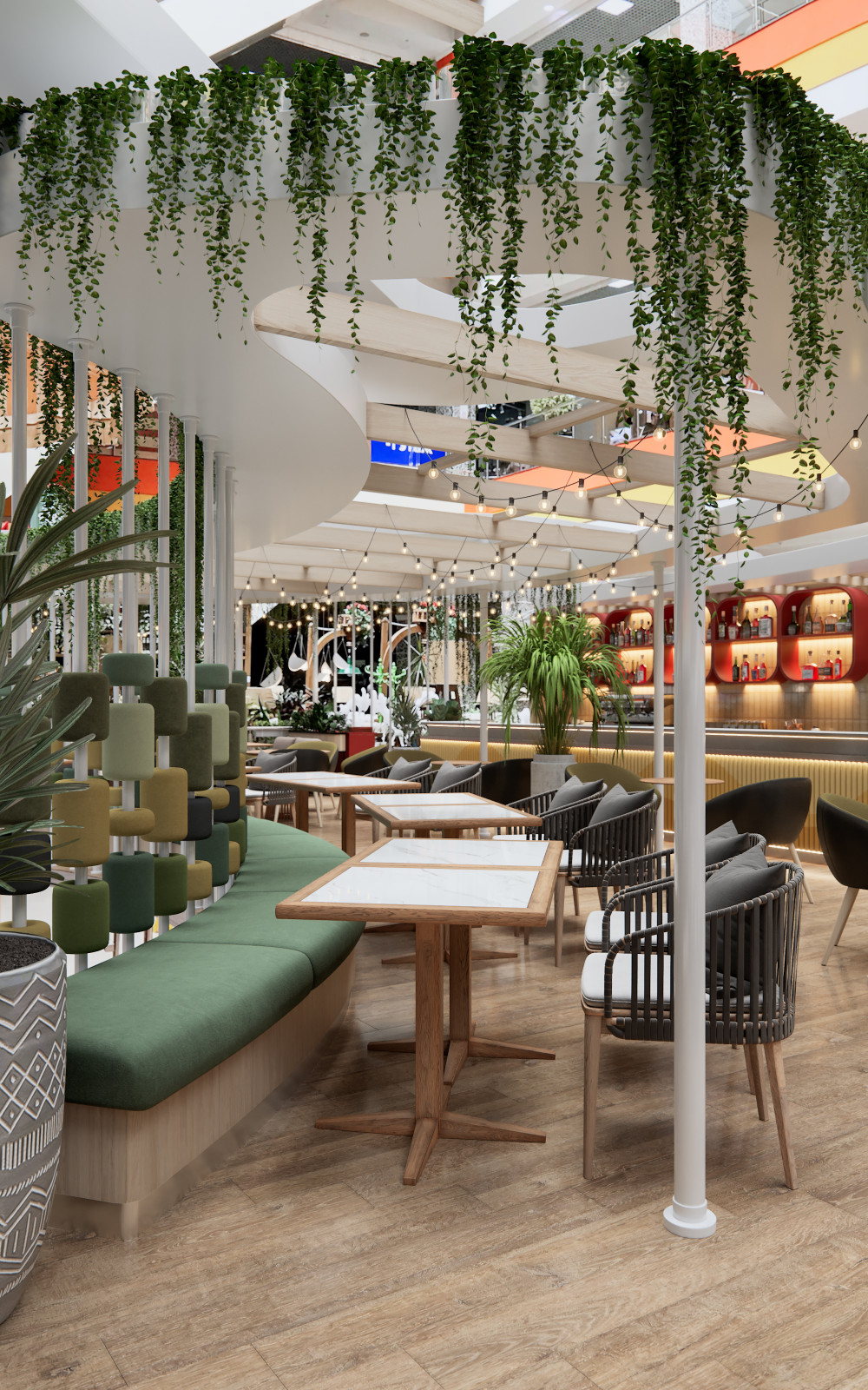 Дизайн интерьера кафе