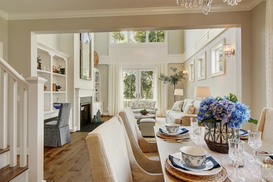 Inspiration for a coastal home design remodel in Providence