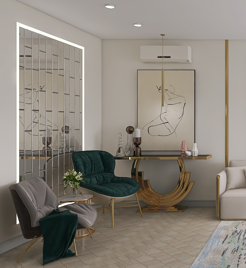 Гостиная арт-деко