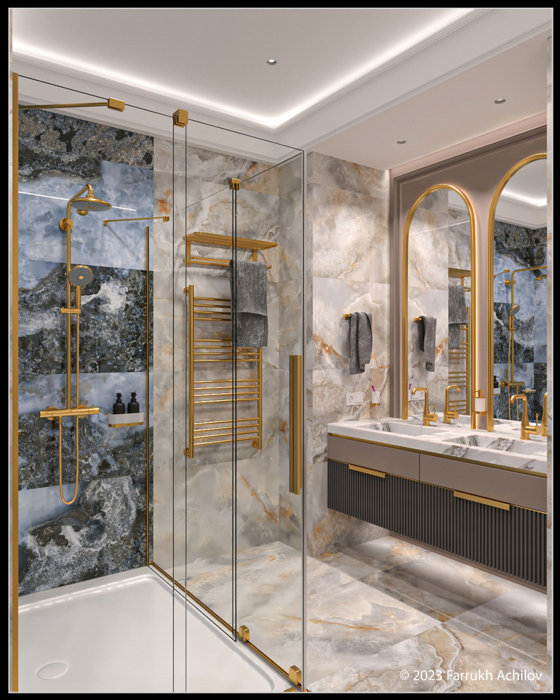 Душевая при спальне родителей