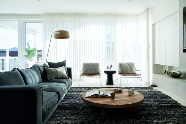 Trigg Beach House beach-style-living-room
