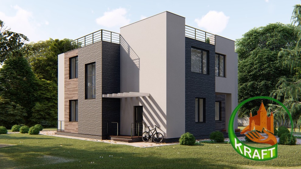 Проект дома с плоской крышей