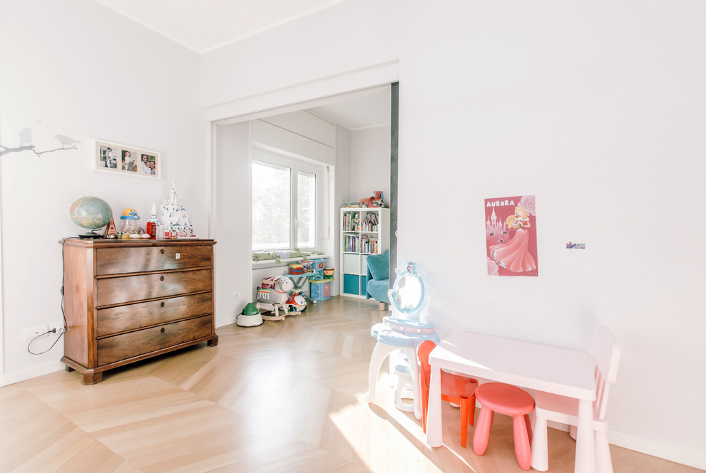 Contemporary kids' room in Milan.