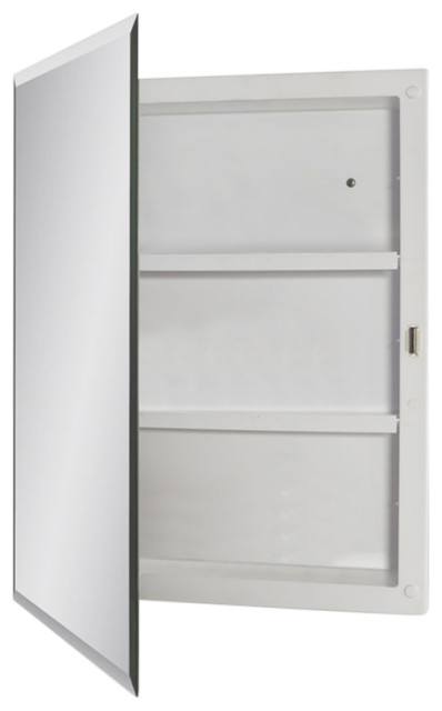 Recessed Polystyrene Beveled Edge Mirror Medicine Cabinet 16 X20 Beveled Edge Mirror Medicine Cabinet