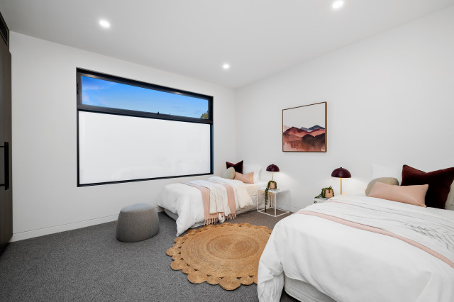 Dual Occupancy: Brighton East townhouses contemporary-bedroom