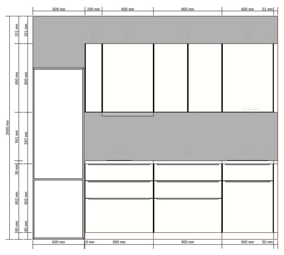 Little kitchen in style modern