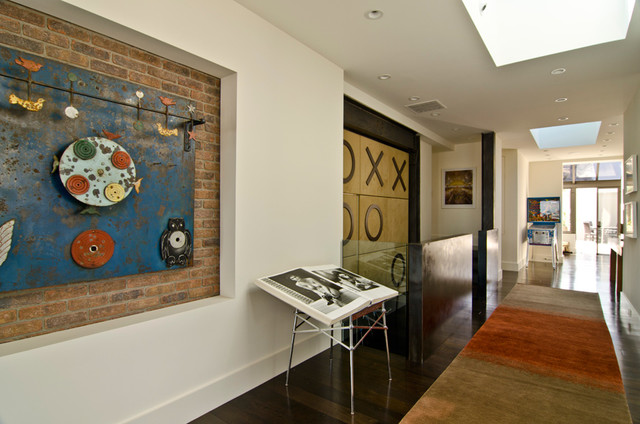 Penthouse Conversion contemporary-hallway-and-landing