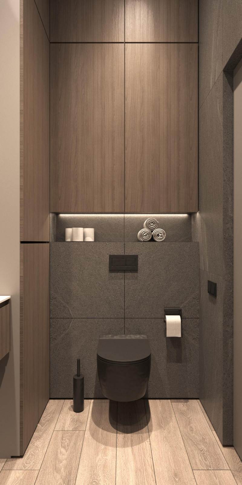 Дизайн-проект квартиры 46м2. Минимализм