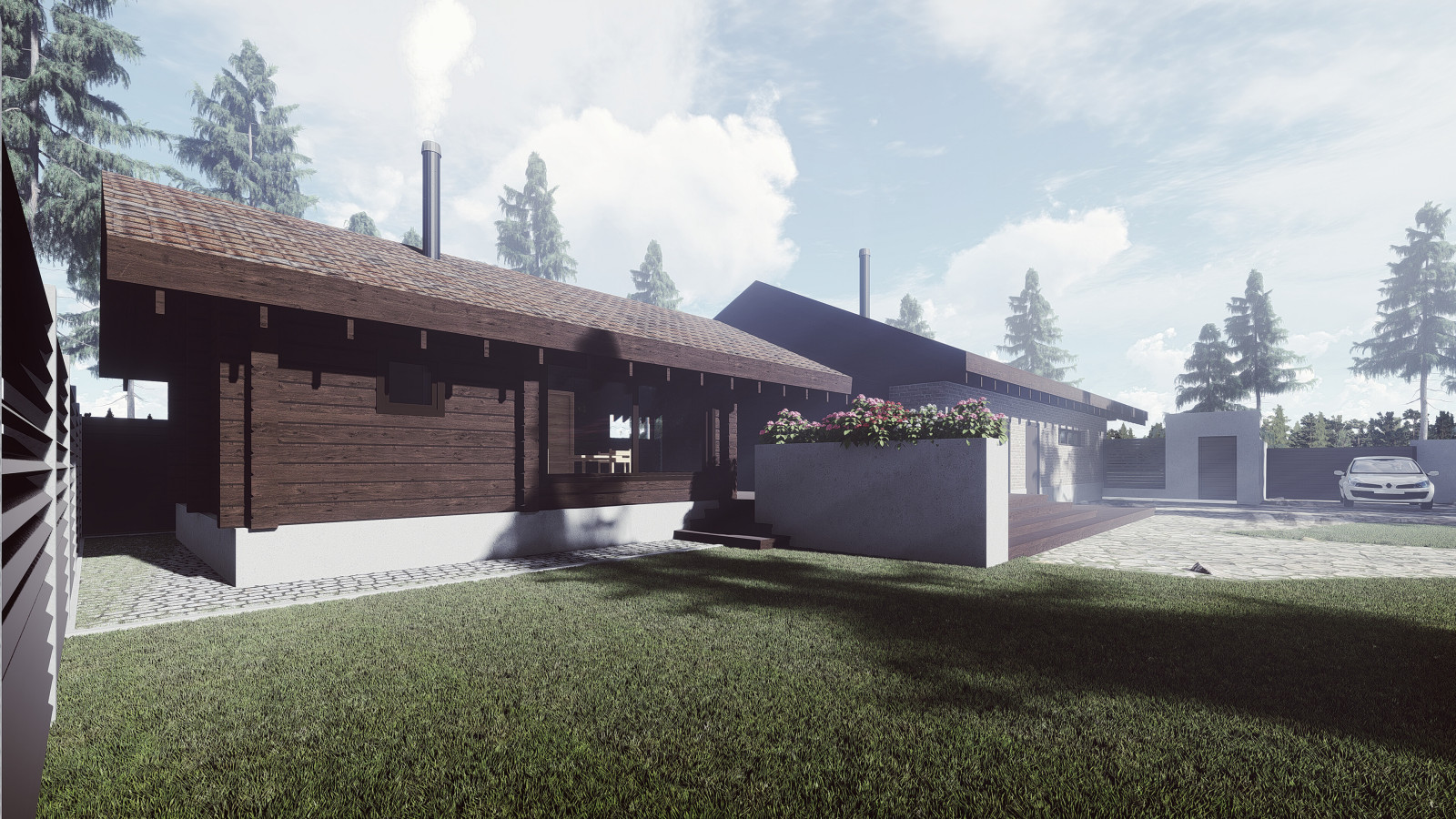 Шале в поселке Сосновка-club