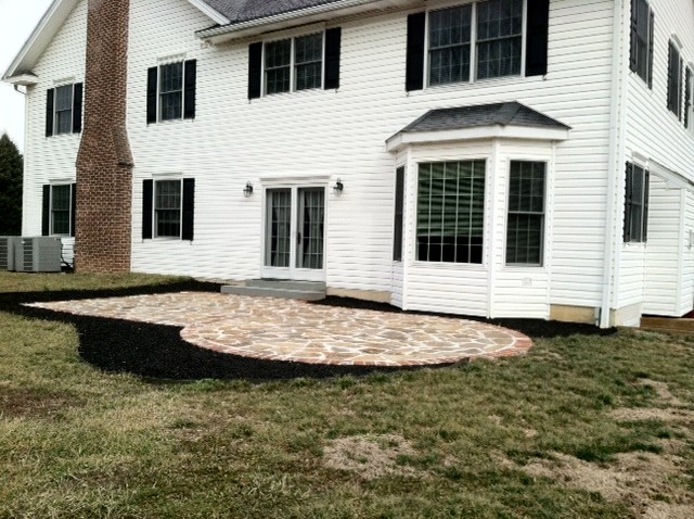 Circular Natural Stone Patio