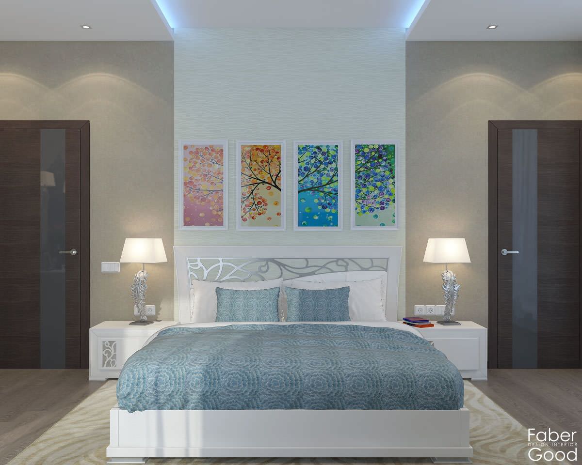 Спальня в загородном доме