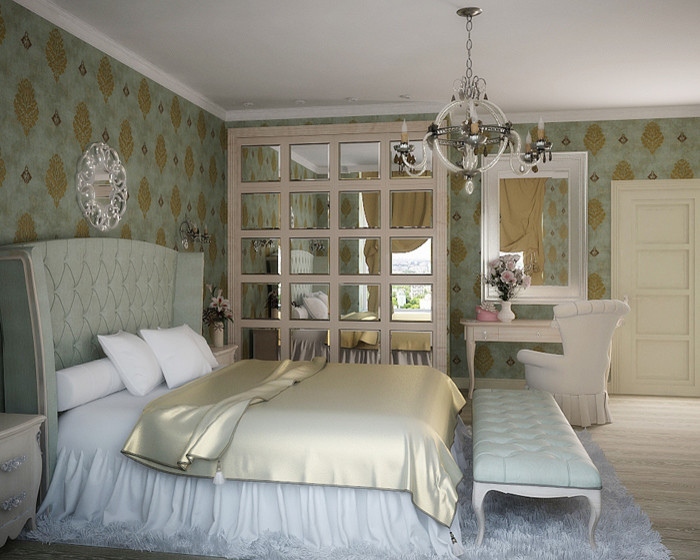 Квартира ЖК Аэробус, спальня матери