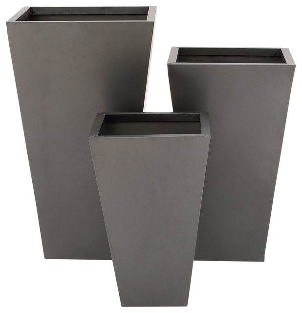 Gwg Outlet Metal Planter Set Of 3 17 21 25 Gwg Outlet Metal Planter Set Of 3 17 21 25