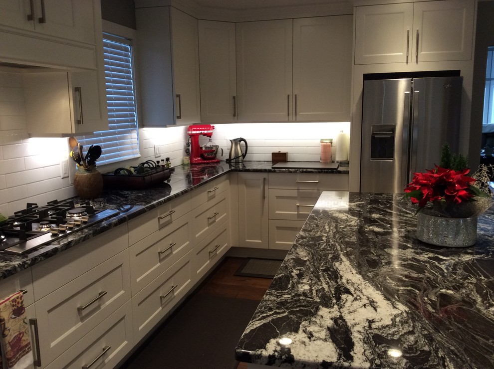 Inspiration for a transitional kitchen remodel in Vancouver