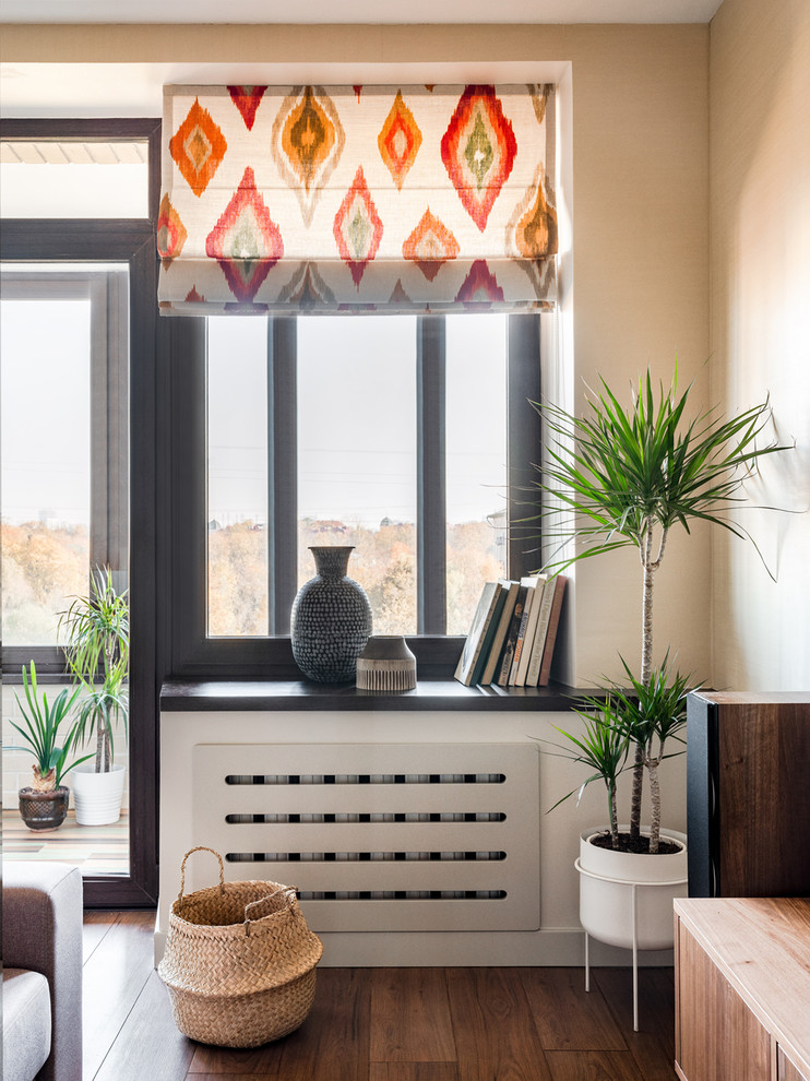 Яркий интерьер для молодой пары