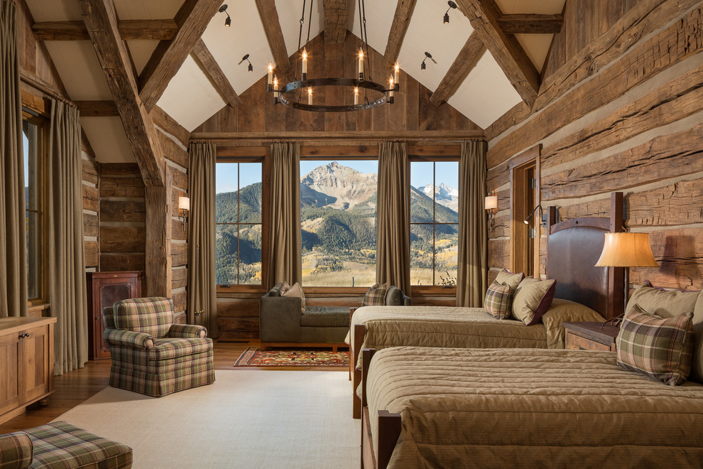 Inspiration for a country bedroom in Salt Lake City.