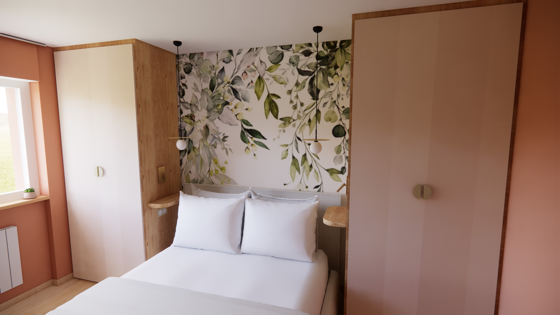 PROJET 3D - Aménagement d'une chambre florale