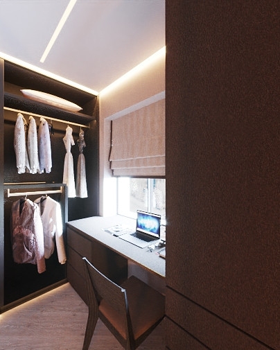 Интерьер в темных тонах