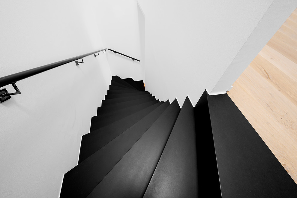 Design ideas for a modern staircase in Leipzig.