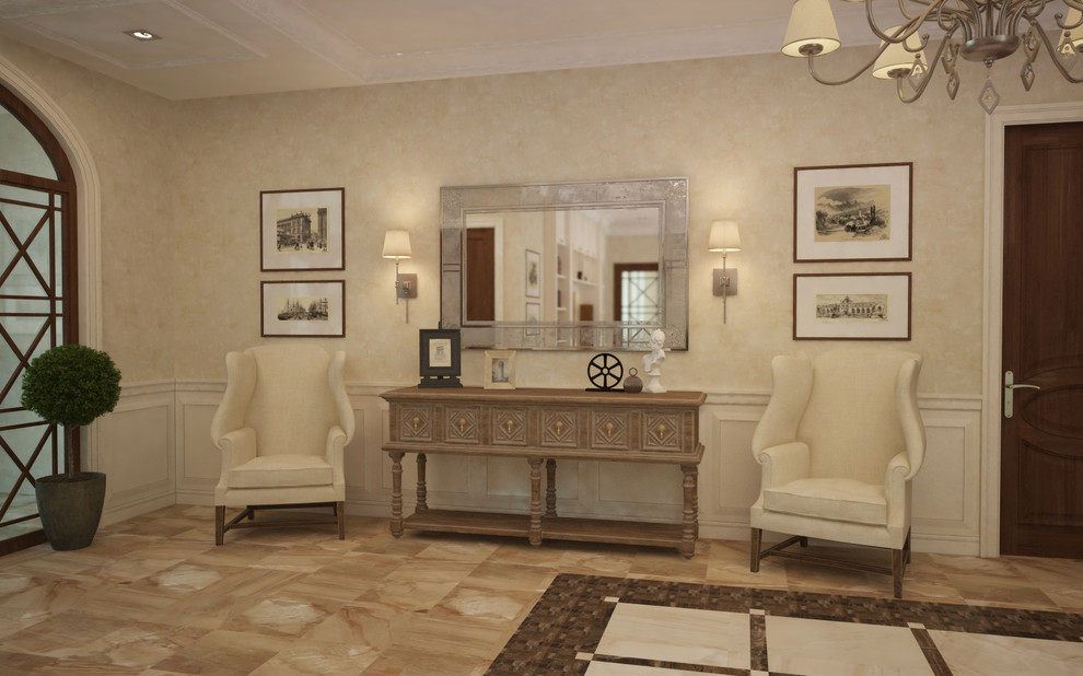 Интерьер особняка в традиционном стиле