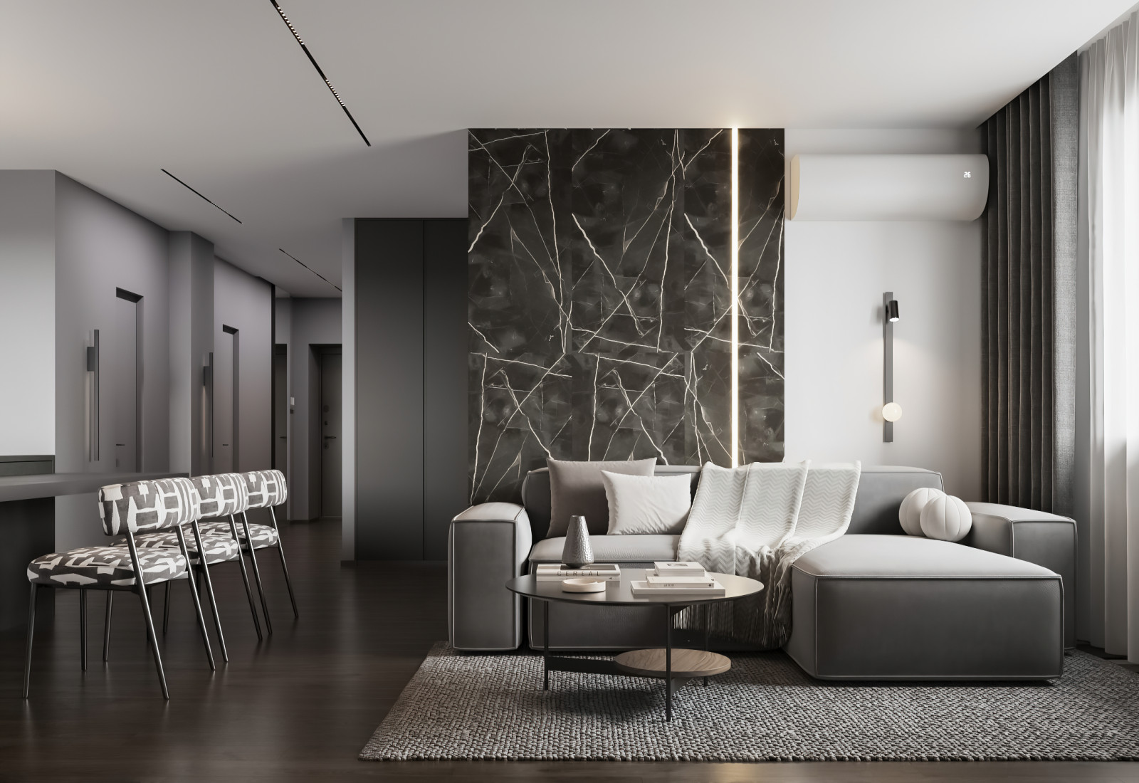 Дизайн проект квартиры для молодой семьи