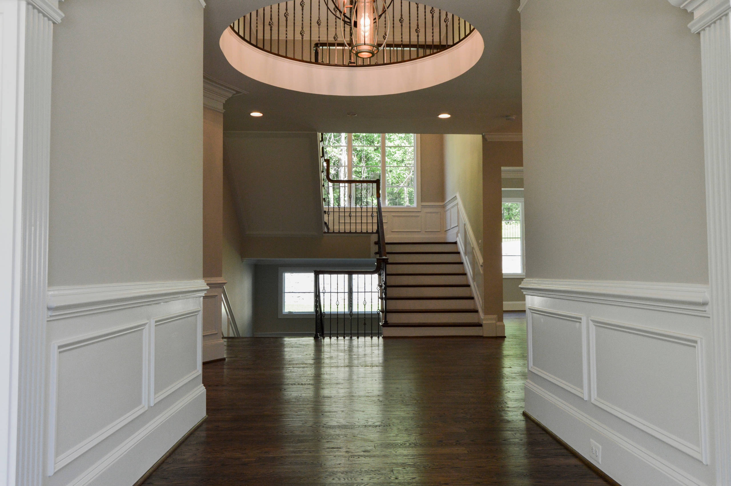 38_European Style Circular Balcony and Multi-level Staircase, Middleburg, VA 201