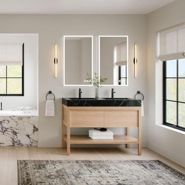 Shoji Bath Vanity Transitional Bathroom Vanities And Sink Consoles