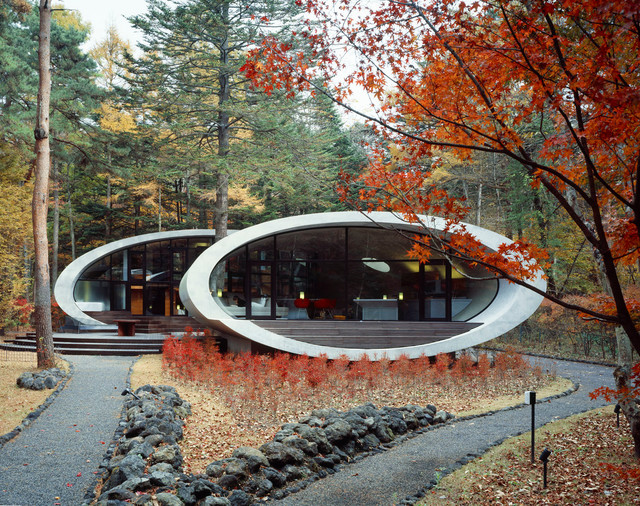 Shell trendy-hus-og-facade