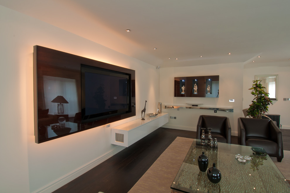 Modern living room in Manchester.