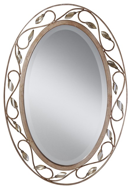 Murray Feiss Priscilla Traditional Oval Mirror X-SRA9011RM