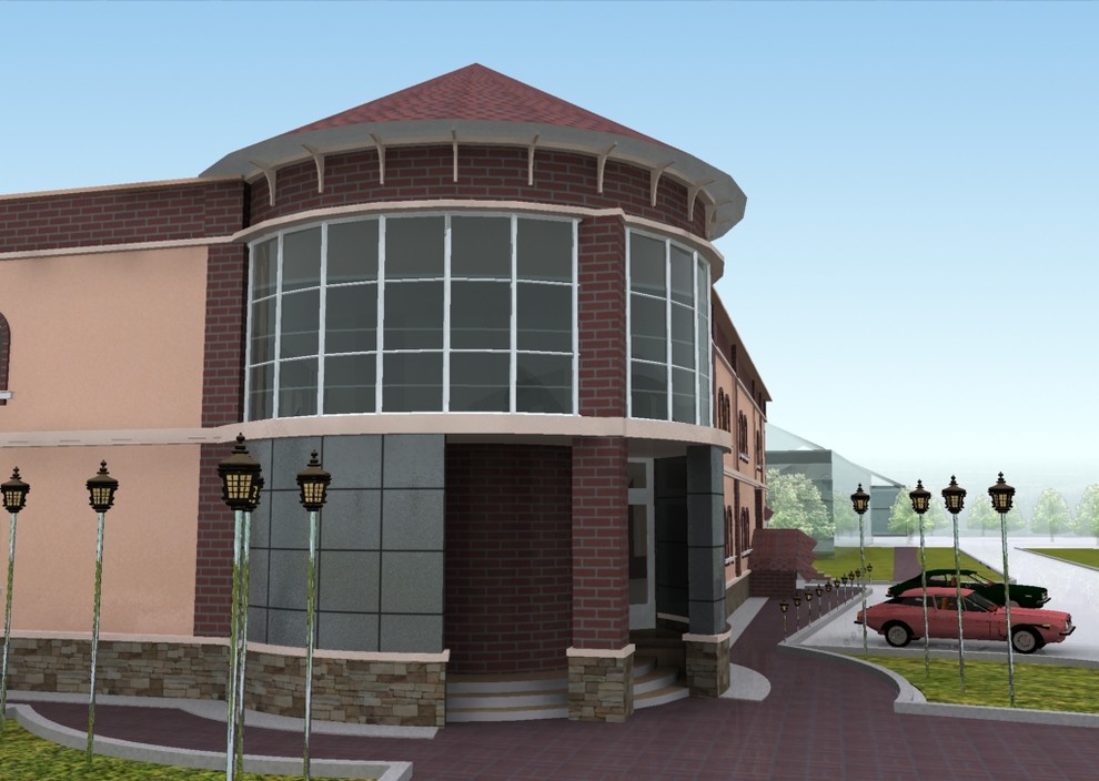 Проект "Магазин автомобильных запасных частей" 4000 м.кв.