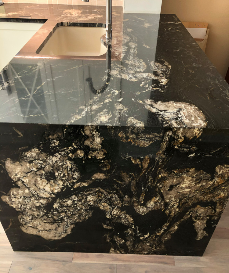 Attention Grabbing Waterfall Countertop
