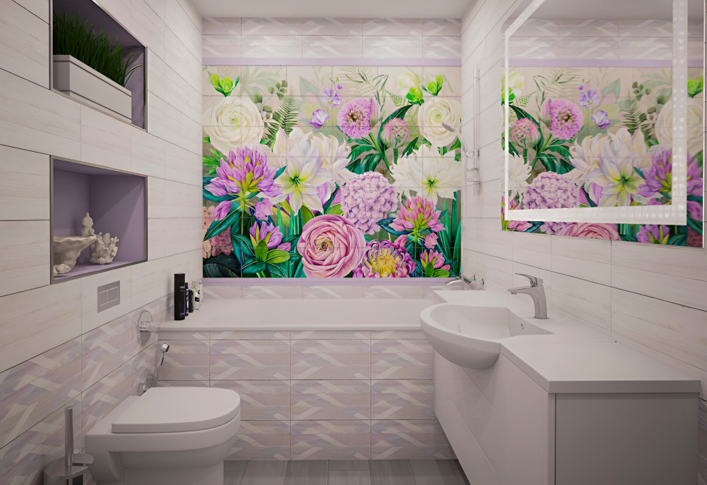 Ванная и санузел в ЖК