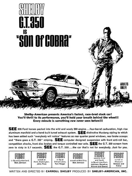 1965 Ford Shelby Gt 350 Cobra Son Of Cobra Promotional Advertising Poster Contemporary Prints And Posters By Poster Rama Houzz