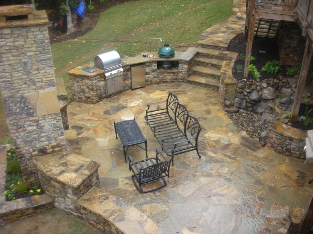 Inspiration for a craftsman patio remodel in Other