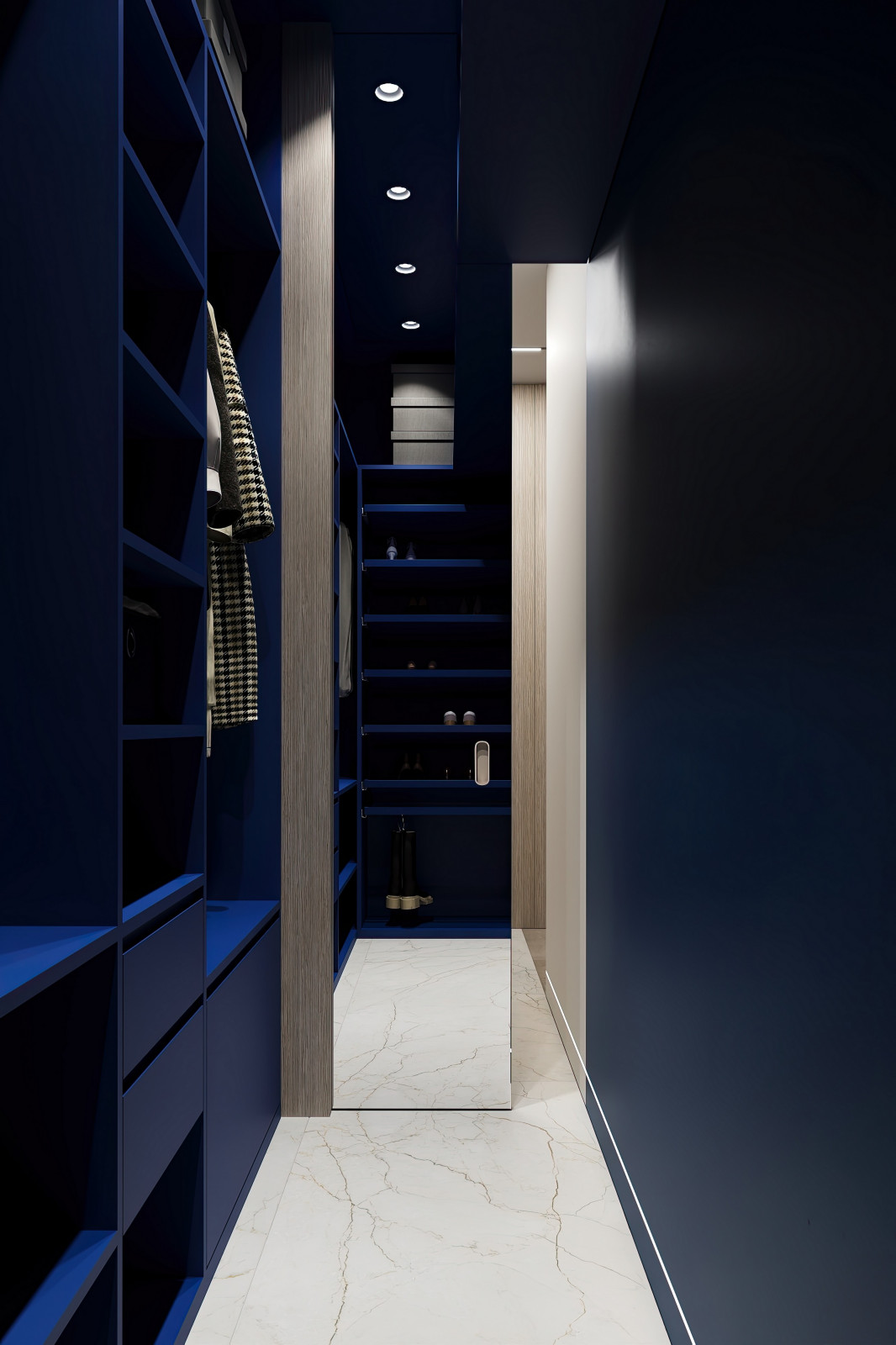 Дизайн и ремонт квартиры в ЖК Большая семерка - Сочный синий