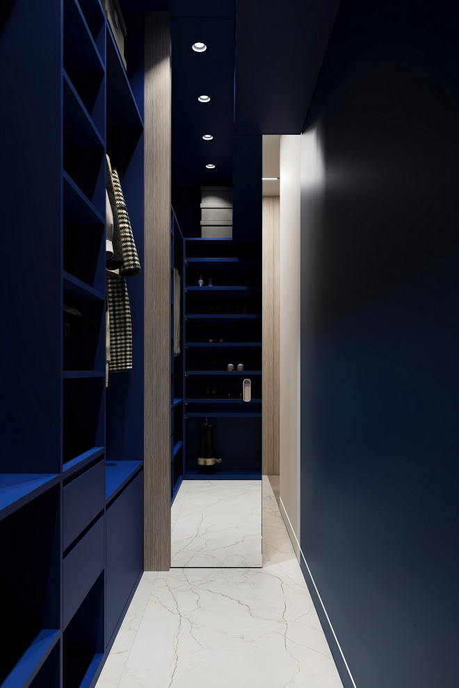 Дизайн и ремонт квартиры в ЖК Большая семерка - Сочный синий