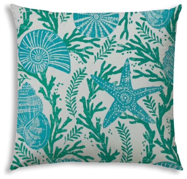 Inland Indoor Outdoor Pillows Sewn Closure Set Of 2 Beach