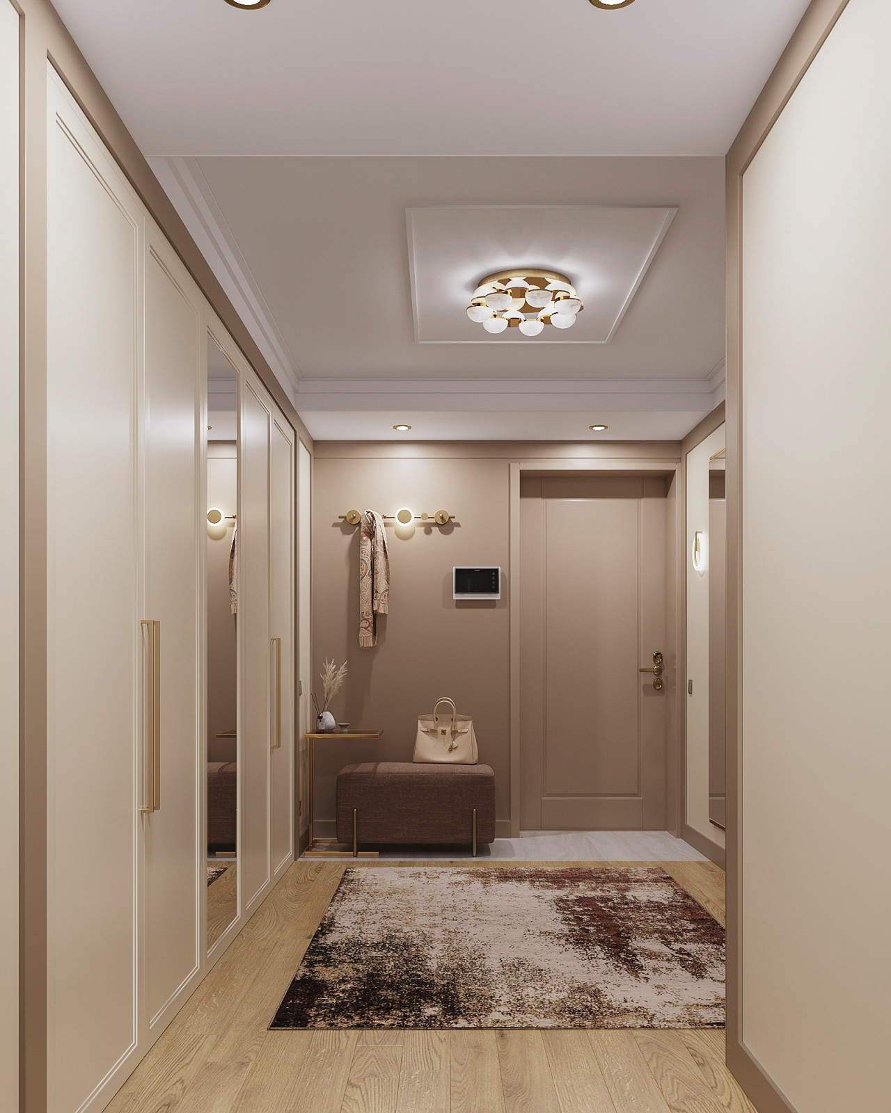 Кашемир беж. Квартира 130 кв.м. на Зоологической ул.