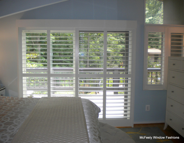 Patio Door Plantation Shutters Severna Park Md Mcfeely Window