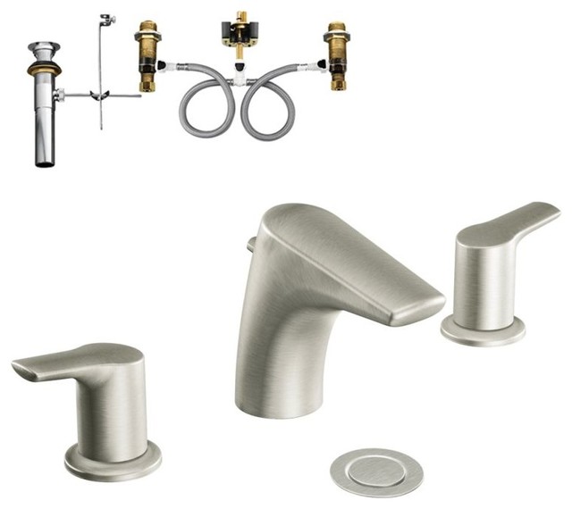 Moen Method Low Arc Lavatory Faucet 8 X4 X5 Contemporary