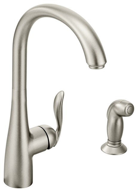Moen Arbor Spot Resist Stainless One Handle Kitchen Faucet 7790srs