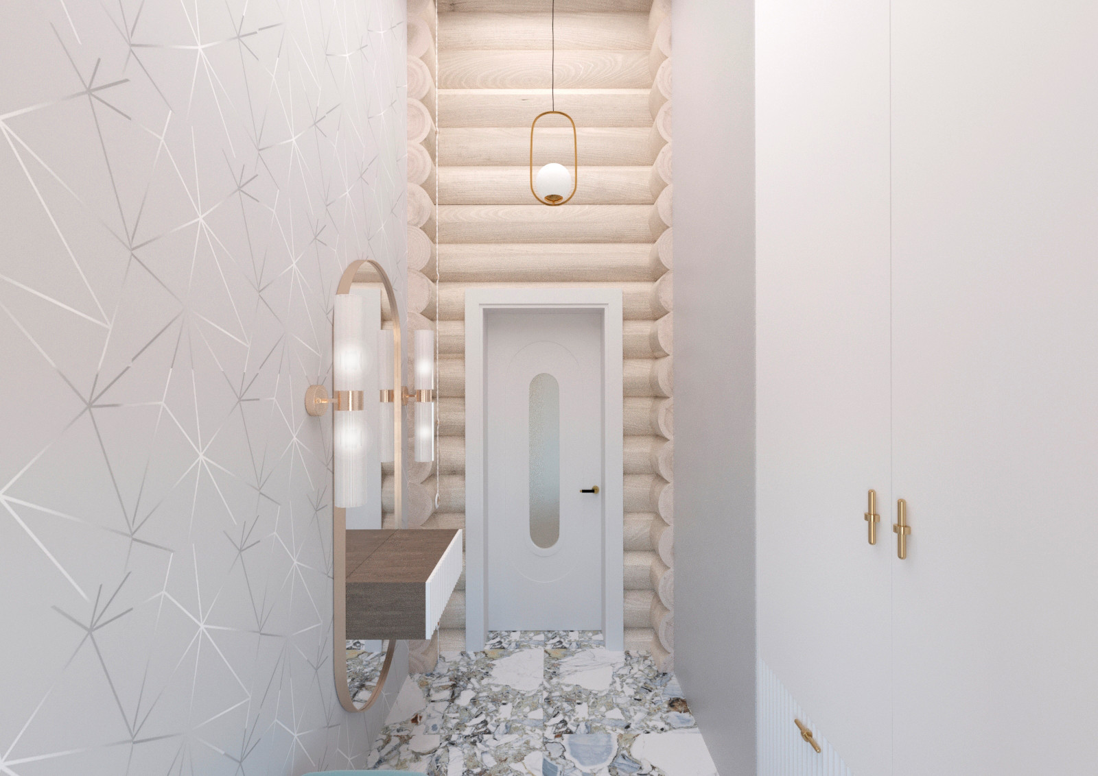 Дизайн интерьера в доме-срубе