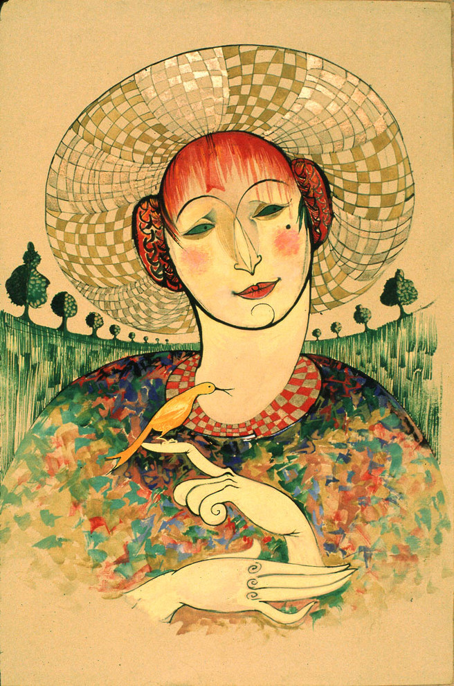 "Девочка с птичкой"