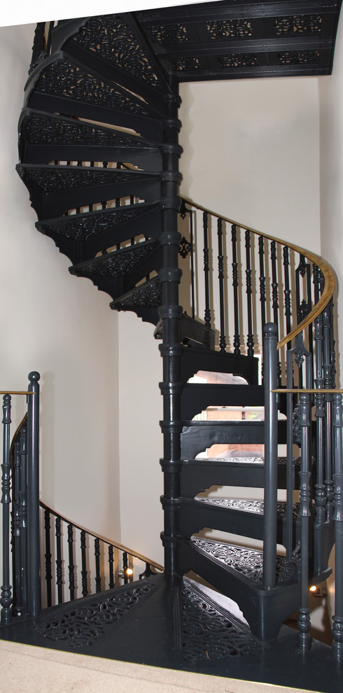 Klassisk inredning av en trappa