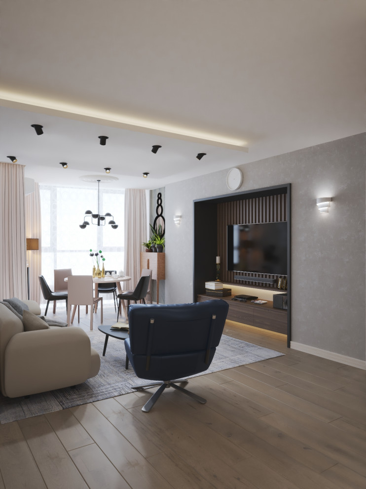 Трехкомнатная квартира №2 / Чебоксары / 2020 год