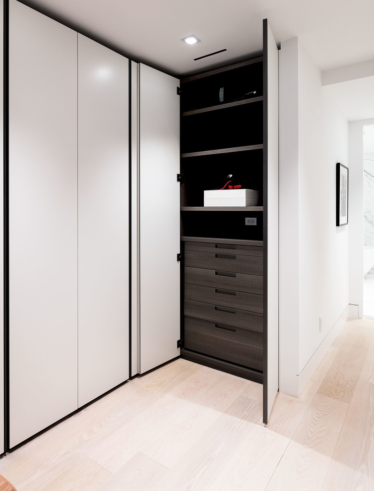 This is an example of a contemporary storage and wardrobe in Miami.