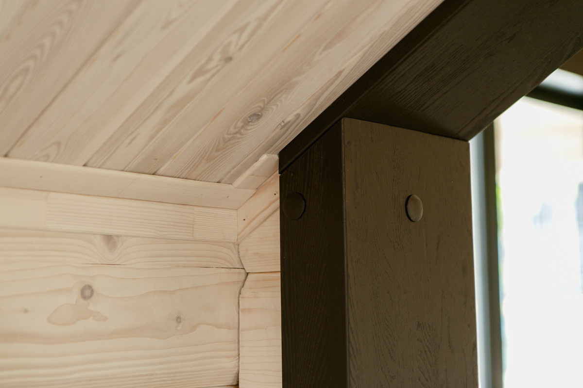 Интерьер дома из клееного бруса